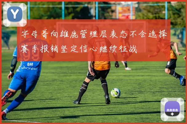 字母哥向雄鹿管理层表态不会选择赛季报销坚定信心继续征战