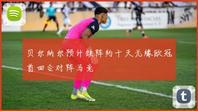 贝尔纳尔预计缺阵约十天无缘欧冠首回合对阵马竞
